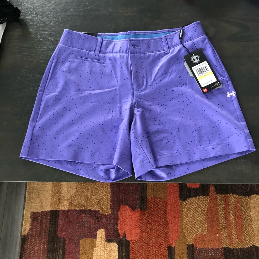 Purple Under Armour Fitted Shorts💜